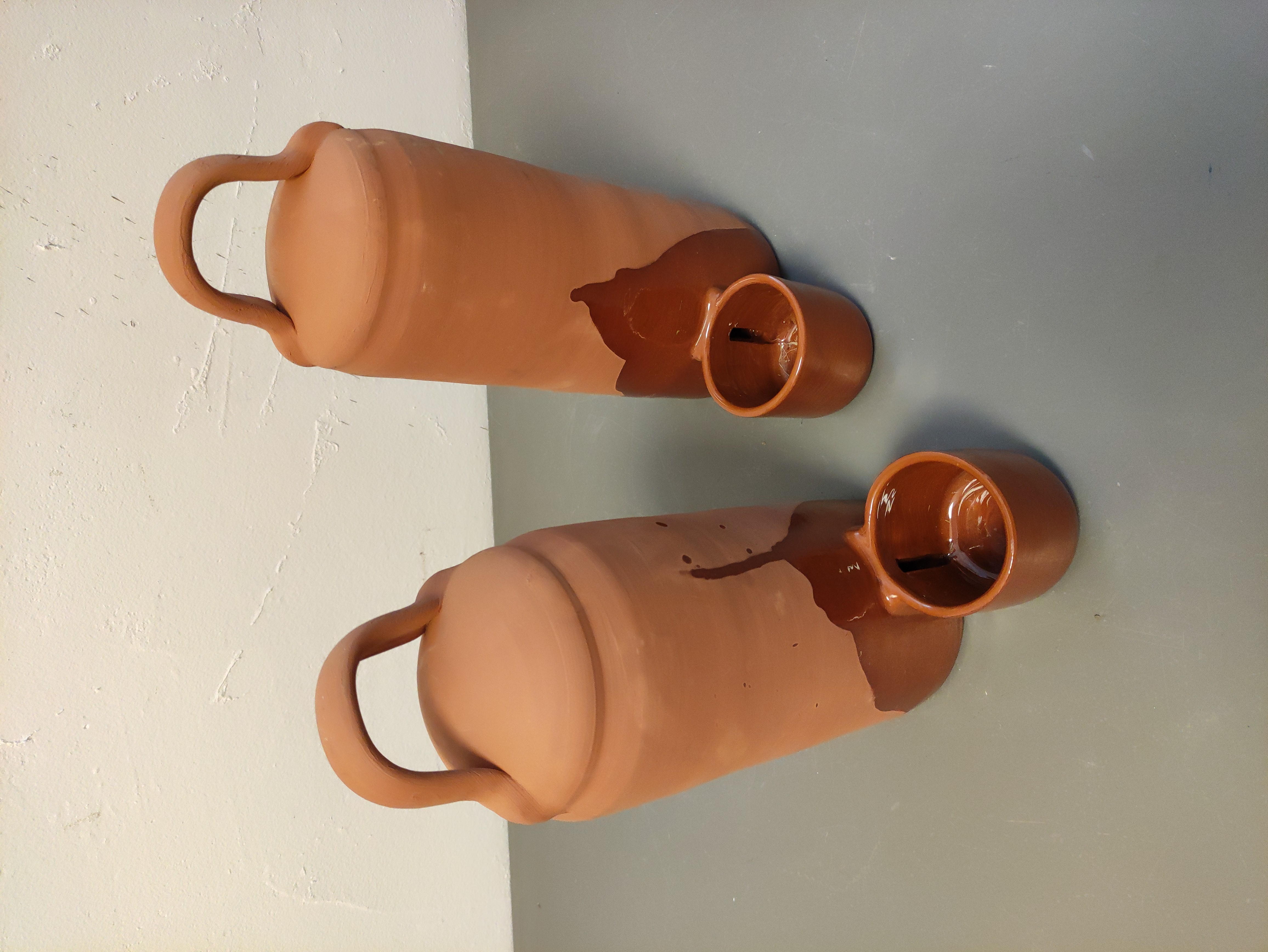 bebedero animal granja terracota 35-37x20-21x12.5 2u